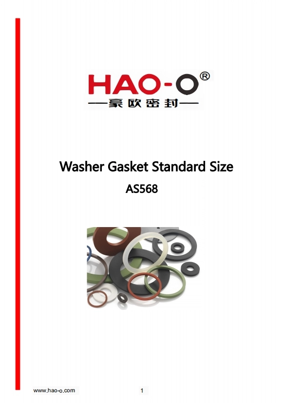 HAO-O Seal Washer Gasket Seal Catalog