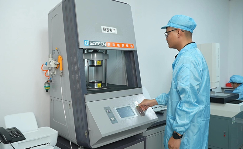 Testing mateail in Lab